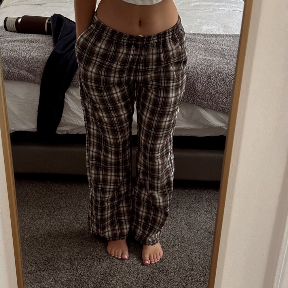 NWT Brandy Melville Catherine Plaid Pants
